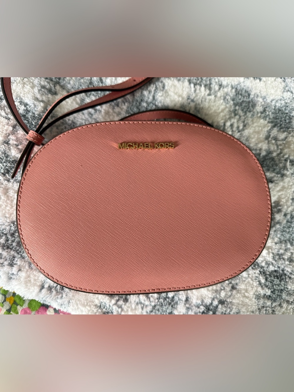 Michael Kors Dusty Rose Oval Crossbody